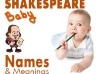 Shakespeare Baby Names – Boy and Girl Names inspired by Shakespeare