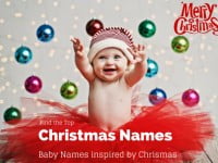 Christmas Names – Baby names Inspired by Christmas