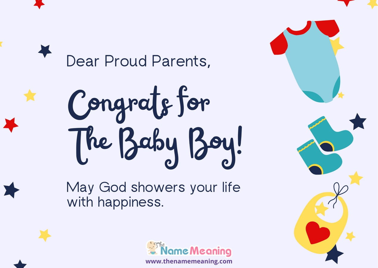 Best Wishes for newborn Baby Boy - Congratulations Messages